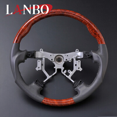 アルファード ステアリング 10系 茶木目調 ガングリップ LAMBO(ランボ) LS01 19,658円