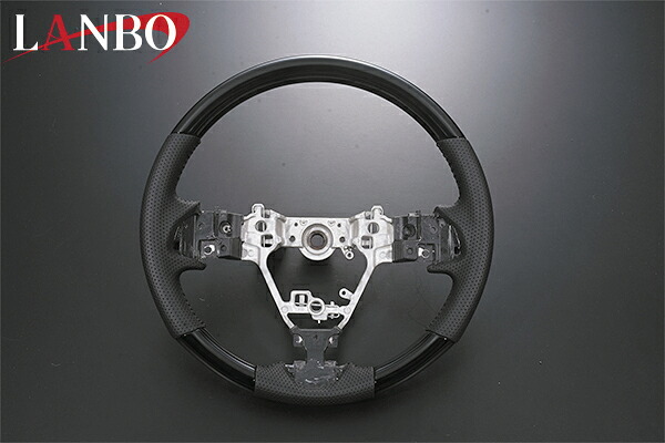 タント ステアリング LA600S LA610S ピアノブラック 後期用 ノーマルグリップ LAMBO(ランボ) SD004C