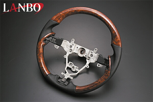 ジムニー ステアリング JB64W 茶木目 ガングリップ LAMBO(ランボ) SS05B