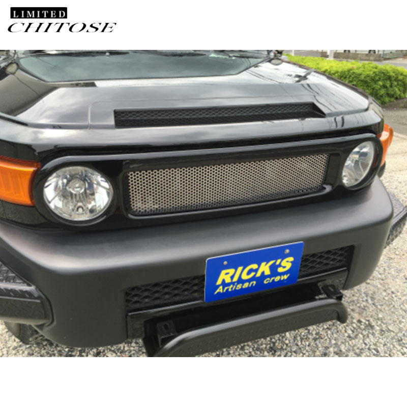 楽天市場】RICK'S フロントグリル TYPE-E アルミサークル