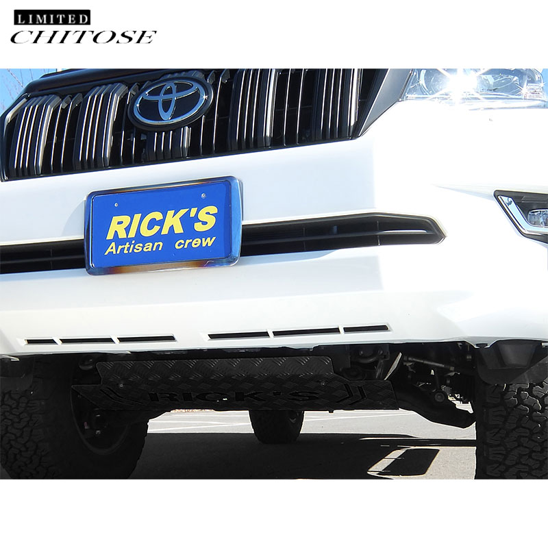 リミテッドチトセ RICK'S スキッドプレート 激安 リミテッドチトセ RICK'S スキッドプレート アルミ製カチオン黒
