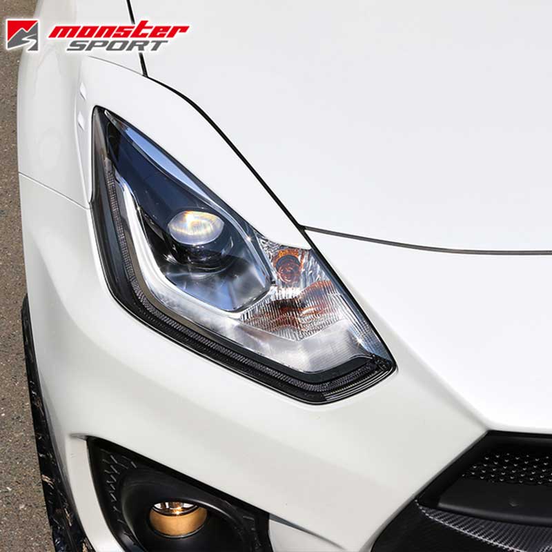 スイフト ヘッドライトガーニッシュ ZC13S 2017 07-2020 04 塗装済 イエロー MONSTER-SPORT(モンスタースポーツ) 767500-765ZFT