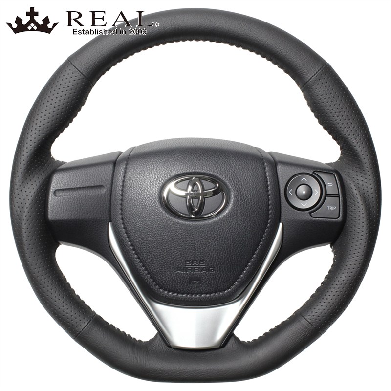 アイシス ステアリング 10系 H24/6-H29/12 ブラックオールレザー REAL(レアル) E160-LPB-SL｜DREAMERS TRADING