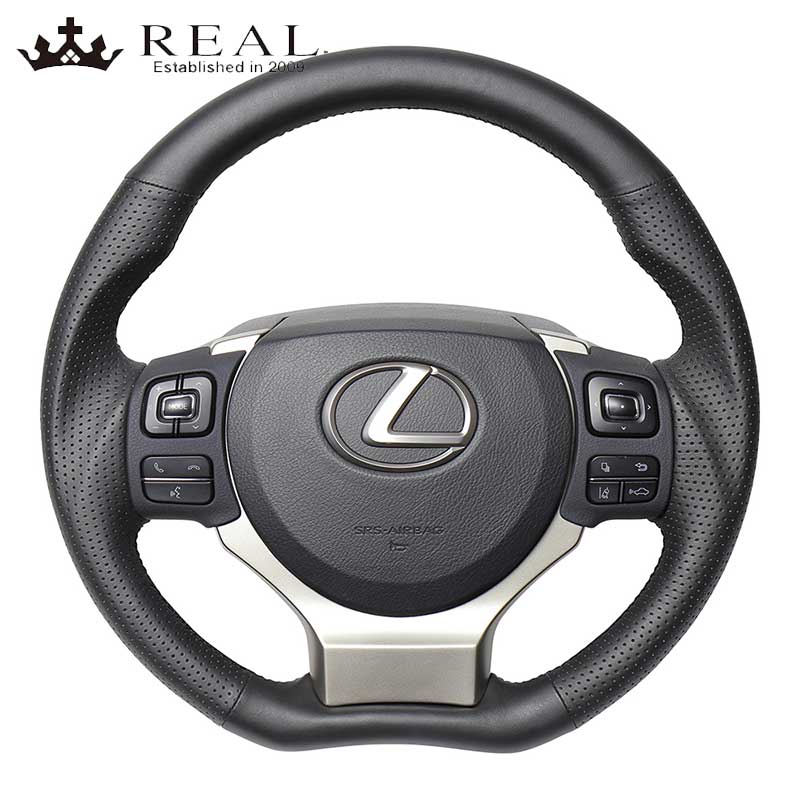 [埼玉★こうちぇるさん専用]スポーツステアリング ブラック シルバー lxc-lpb-bk.jpg