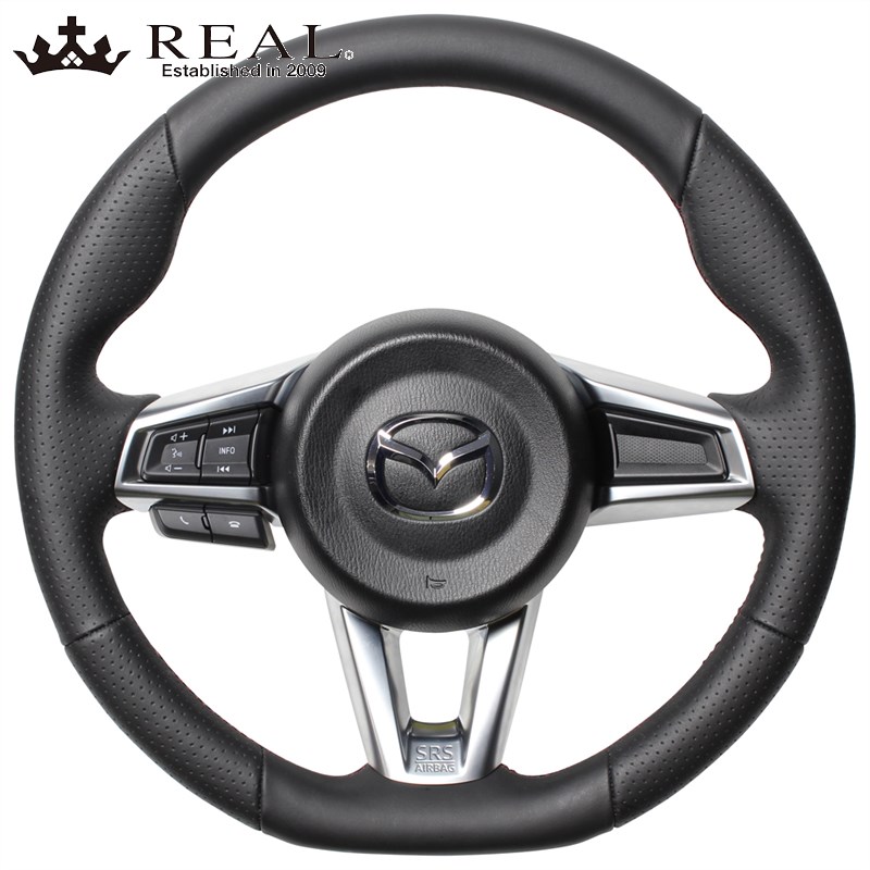 ロードスター　スポーツステアリング スエード製 中古 ND系ロードスターMAZDA ROADSTER STARK ウルトラスエードステアリング