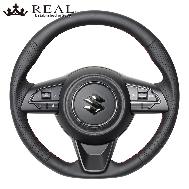 ジムニーシエラ ステアリング JB74W H30/7- オールレザー REAL(レアル) SZB-LPB-RD 27,277円
