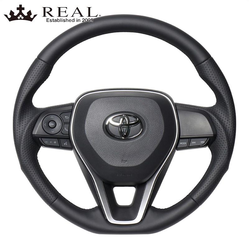 RAV4 ステアリング 50系 H31/4- ナッパオールレザー REAL(レアル) TYAP-LPB｜DREAMERS TRADING 36,579円