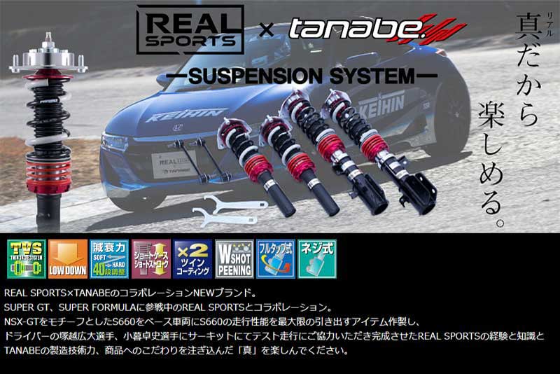 S660 車高調 Jw5 H27 4 Suspension System R Spec Tanabe タナベ Rsjw5rsk Onpointchiro Com