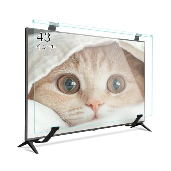 楽天市場】液晶テレビ保護パネル 43インチ テレビカバー アクリル製