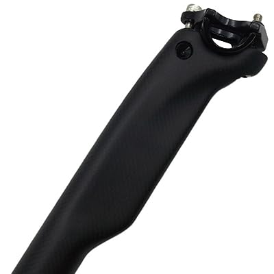 高剛性　CARRMATO ブラック シートポスト　カーボン 高剛性 CARRMATO ブラック シートポスト カーボン