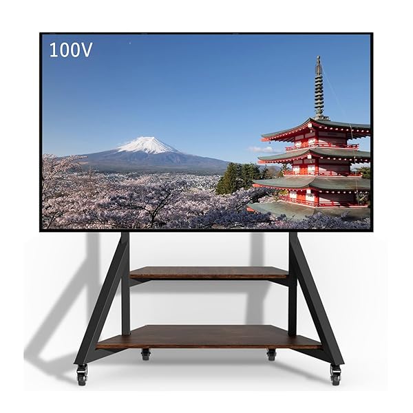 テレビスタンド キャスター付き 65~100インチ対応 壁寄せテレビスタンド 高さ調整可能 ハイタイプ テレビ台 昇降式 tv台 耐荷重100kg tvスタンド モニタースタンド 自立式 家用 会社用|Dreamer’s Store