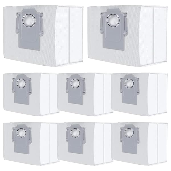 交換用紙パック アイロボット用紙パック Roborock S 7 MaxV Ultra/S 7 Pro Ultra/Q 5+/Q 7+/Q 7 Max+ロボット掃除機対応 Roborock ロボット掃除機用紙パック 交換用ダストバック 床用ロボット掃画像