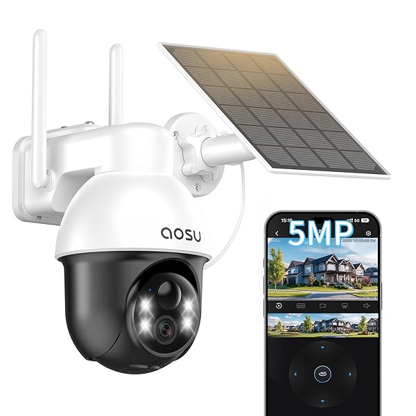 楽天市場】防犯カメラ ソーラー一体 屋外 360度広角 wifi式 2K 300万高