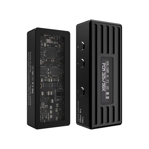 TRN TE Pro 小型アンプ DAC スマホ AMP 【ハイレゾ対応】 32bit/768kHz DSD256 チップCS43198 イヤホンアンプ ポータブル ヘッドホンアン b0ddxpyg8p-1.jpg