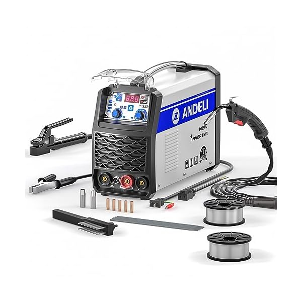 半自動溶接機 120AノンガスMIG/アーク溶接/lift TIG 100V/200V兼用 インバーター直流溶接機 MIG溶接 |Dreamer’s Store