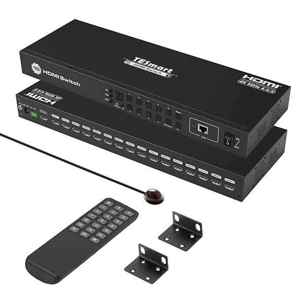 HDMI 切り替え器 16入力1出力 切替器 16ポート 4K@60Hz 16x1 HDMIセレクター スイッチ 音声分離器 EDID|Dreamer’s Store