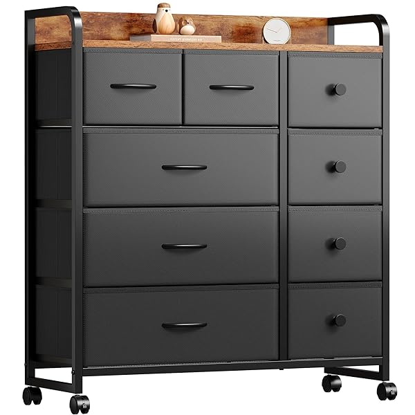 楽天市場】Yem タンス チェスト 4段9杯 収納 おしゃれ キャスター付き