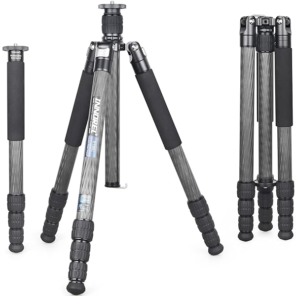 RT85C カーボン 三脚 173CM トラベル三脚 プロ級 ナットロック式 エレベーター式 耐荷重 25KG 四|Dreamer’s Store