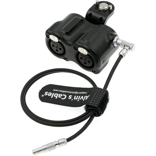 RED DSMC3 5ピンからデュアルXLRアダプター RED V-Raptor用 ARRI Alexa| Z-CAM-E2カメラ、5ピンオスから2つ|Dreamer’s Store