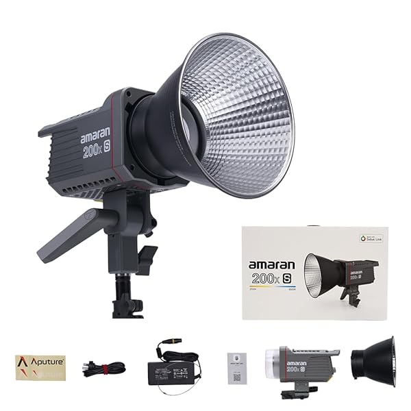 Amaran 200x-S Amaran 200xS Amaran 200x S青写真 LED映像媒体点火装置 映画化点火装置 CRI?95TLCI?98 色温2700K-6500K 5