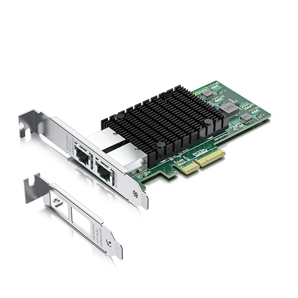 10Gb PCI-E NIC網状組織歌留多, Intel X550-AT2 制御装置手当て積み上げる,デュアルRJ45 界面,Int