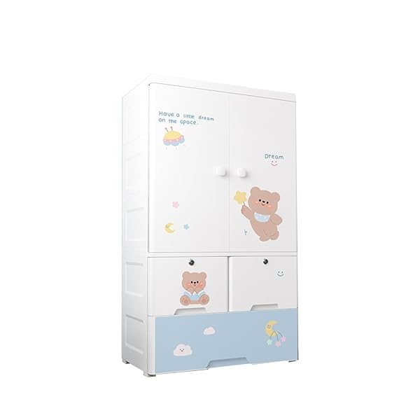 単語衣裳 折り畳み式 納めるボックス席 収納家具 キッズクローゼット ちびっ子用 愛くるしい