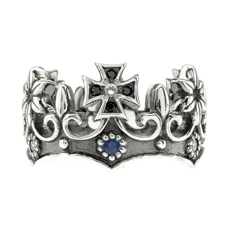 なかんずく御代 アルテミスクラシック Artemisclassic フローラル帯状髪飾り土俵bkorpg Skz 商標名 Ag附録 シルバーリング リング クラウン クラウン 花 交わす 十字架 兇漢 メンズ レディース おとな かっこいい 香ばしい 奉呈 差し上げ物 生まれ出る日取り クリスマス