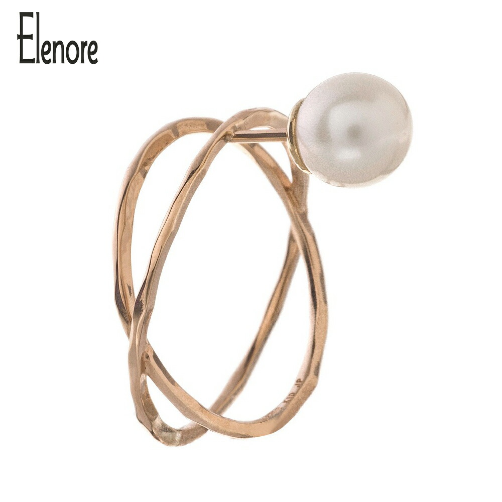 現金特価 楽天市場 特別価格 エレノアジュエリー Elenore Jewelry 10金パールｘリングスタッド 片耳分 Skz ブランド ジュエリー 10k K10 ゴールド サークル 真珠 一粒 パールキャッチ ２way ２連 クロス 華やか レディース 女性 大人 かわいい プレゼント ギフト