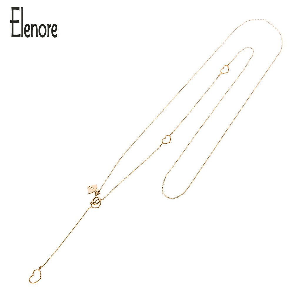 独創的 特別価格 エレノアジュエリー Elenore Jewelry 10金ハートyネックレス Skz ブランド ジュエリー ペンダント 10k K10 10金 ゴールド ハート Y字 ネックレス ロング シンプル 華やか 上品 豪華 レディース 女性 彼女 大人 かわいい プレゼント ギフト 誕生日