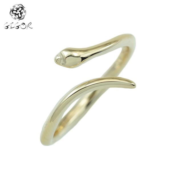 楽天市場】【GIGOR ジゴロウ】ピンキースネイブリング ゴールドリング