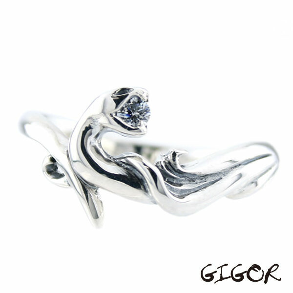 楽天市場】【GIGOR】ジゴロウクリーネスリングS/シルバー/蛇/スネーク