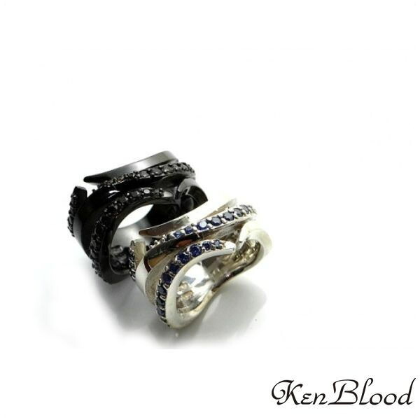 メーカー取り寄せ品/KR-274 リング/シルバー/ブラック/Ken Blood/ケンブラッド｜ドリーマーズ 28,083円
