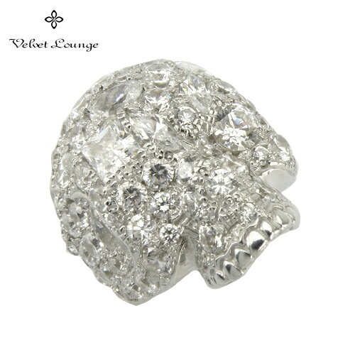 メーカー取り寄せ品/スターダストスカルリング(L)wh/Velvet Lounge/ヴェルヴェットラウンジ 44,880円