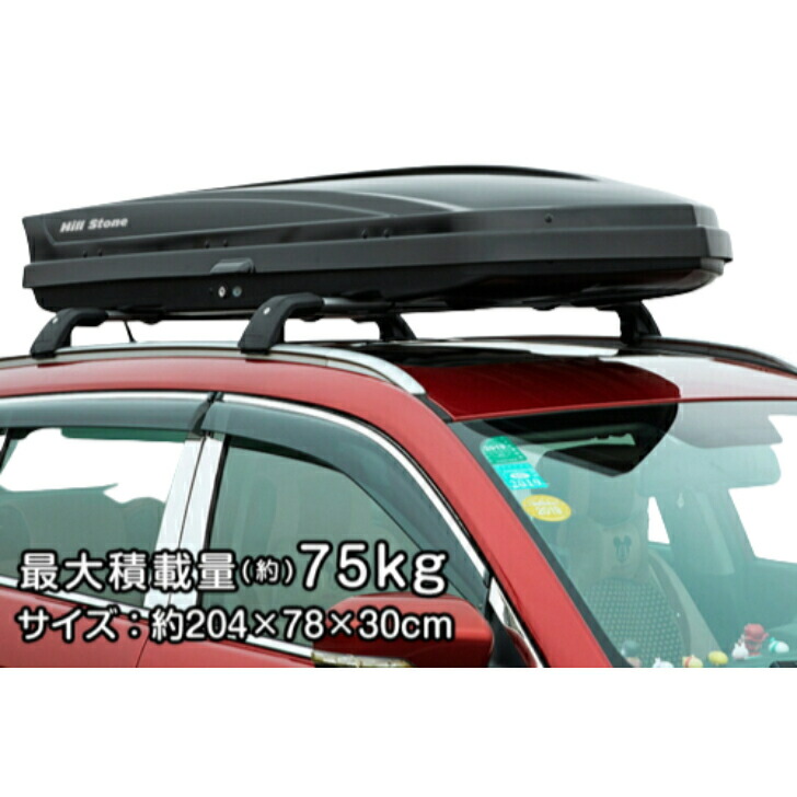 楽天市場】ルーフボックス 300L 車載 デュアルサイドオープン