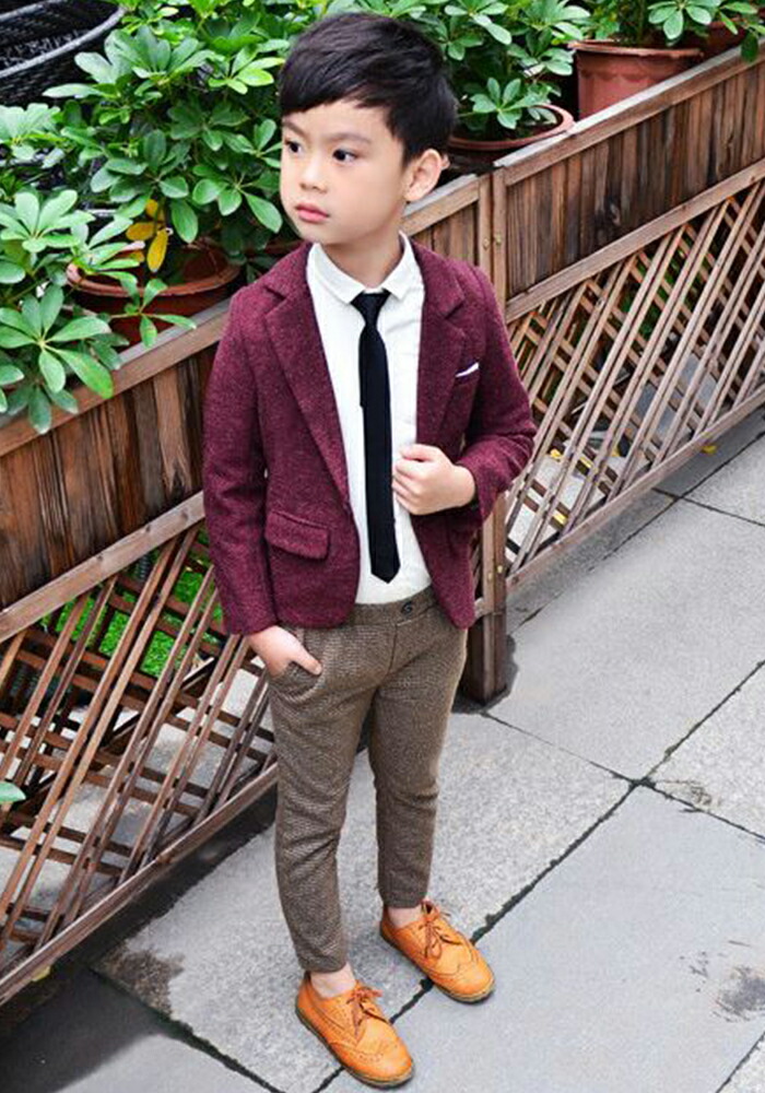dreamkikaku boy suit tweed