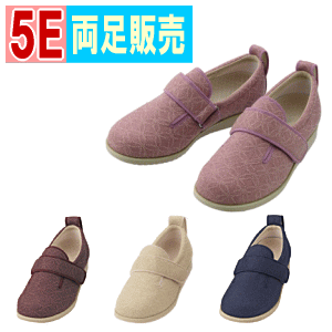 【送料無料】あゆみ　ダブルマジック2雅(みやび) 【ワイズ5E(3E+1.2cm)】徳武産業 徳武産業 介護用靴 介護 靴 ケアシューズ 介護シューズ 高齢者 シューズ 敬老の日 おばあちゃん 誕生日 クリスマス むくみ 施設 装具 和柄【沖縄・離島不可】