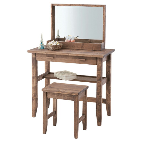 Dreamrand Rakuten Global Market Dresser Vanity Makeup Table Dresser Vanity Makeup Table Doressaa Wooden Scandinavian Brown