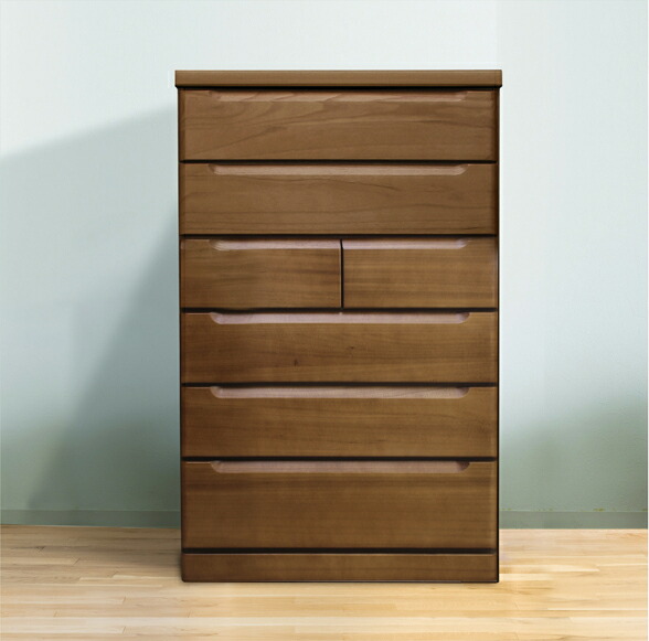 楽天市場】タンス チェスト ハイチェスト 洋服タンス 完成品 幅80cm 6