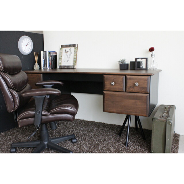 Dreamrand: Writing Desk Desk Width 160 Cm Wooden Antique Brown Writing desk desk width 160 cm wooden antique Brown working desk den Desk computer desk desk office desks Office desk work table PCs for pc desk for writing ... - Dreamrand: Writing Desk Desk Width 160 Cm Wooden Antique Brown