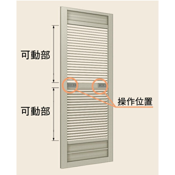 楽天市場 後付け雨戸 Lixil Tostem 雨戸一筋 半外付型 壁付タイプ 可動ルーバー雨戸 2枚 鏡板付戸袋 オーダーサイズ 幅一筋w1540 1930 高さ一筋h908 1361mm 台風対策 建材屋 リフォーム建材屋