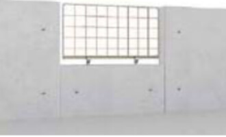 フェンス LIXIL アーキキャストフェンスFK型 (フリーポールタイプ) Ｔ-6 本体 900×600mm 建材屋