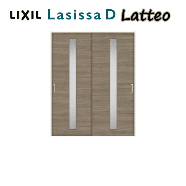 室内引き戸 Vレール方式 2枚建 引き違い戸 ラシッサD ラテオ LGA ノンケーシング枠 1620/1820 リクシル LIXIL トステム TOSTEM 室内ドア 室内引戸 引き戸 引違い戸 建材 室内 建具 交換 リフォーム DIY 建材屋|リフォーム建材屋