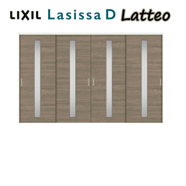 楽天ランキング1位 楽天市場 可動間仕切り 引き違い戸 4枚建 引戸上吊方式 ラシッサ D ラテオ ガラスタイプ Lga ノンケーシング枠 32 3223 リクシル 建具 ドア 室内ドア 木製上吊り室内引違い戸 引き戸 おしゃれ 交換 リフォーム Diy 建材屋 リフォーム建材屋