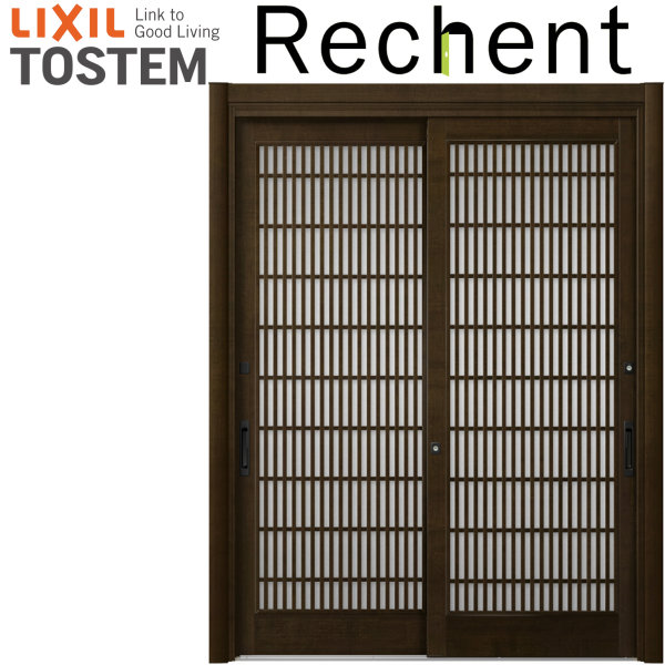 楽天市場 玄関引き戸 リフォーム用 リシェント 玄関引戸2 Pg仕様 ランマなし 2枚建 P24型 W1195 21 H1761 2277mm リクシル 特注 工事付対応可能玄関ドア 引き戸 和風 建材屋 リフォーム建材屋