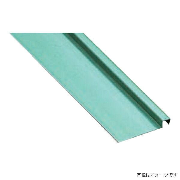 【法人限定】城東テクノ PE鋼板製目地ジョイナー 片ハット 目地幅8mm 40本入り 高さ:16mm グリーン MJF-816C