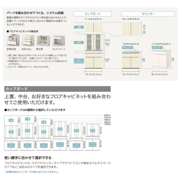 食器棚 システムキッチン収納 シエラs Lixil スライディングドアストッカープラン W1050mm 間口105cm 高さ215 235cm 奥行45cm リクシル グループ1 建材屋 Rvcconst Com