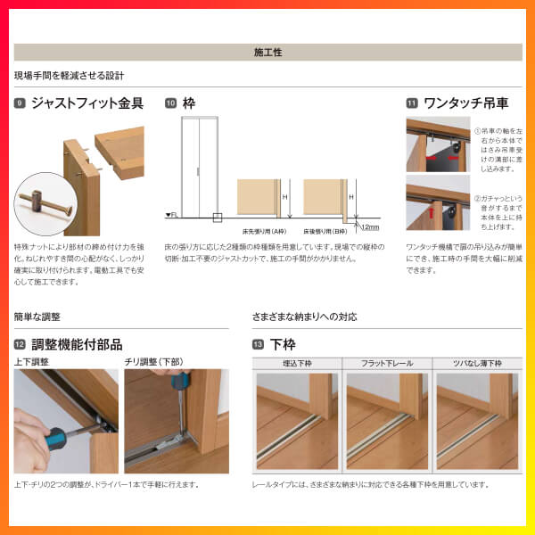 SALENEW大人気! クローゼット折れ戸 扉 6枚折戸 ラシッサS LAB 把手付 レールタイプ ノンケーシング枠 2420 2620 27M20  ミラー付 無 リクシル LIXIL トステム TOSTEM 折戸 クローゼットドア 折れ戸 建具 収納 交換 リフォーム DIY 建材屋  svk-delfinen.dk