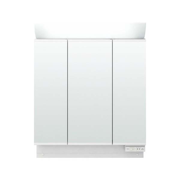 【納期繰り延べる中】 ピアラ 銀鏡収納家具 間口W750粍 MAR2-753TXSU 3面鏡 判定基準LED 全納める 全高1900粍用 くもり止め厚地の外套付 洗面台 今めかしい リフォーム 建材屋