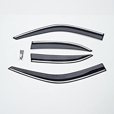 ＢＭＷ E39 525i 528i 530i 540i M5 セダン 5シリーズ　 取り付け金具付 メッキモール　ドアバイザー サイドバイザー　ドア サイド バイザー｜ドリームセブン　店 9,779円
