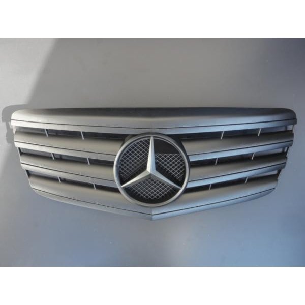 メルセデス ベンツ W211 後期 SL CL ルックグリル マットブラック MBK Eクラス セダン ワゴン 2007-2009y E230 E240 E320 E400 E430 E500 E55 フロント グリル|ドリームセブン 店